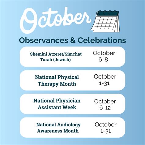 October Awareness Months