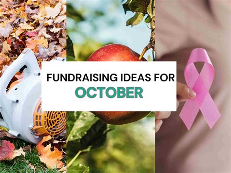 October Fundraising Events