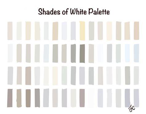 Off White Color Palette Inspiration