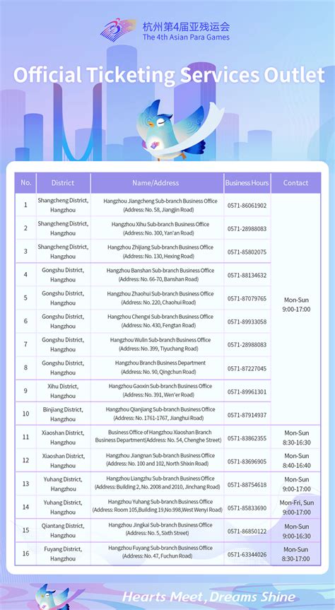 Official Ticketing Channels