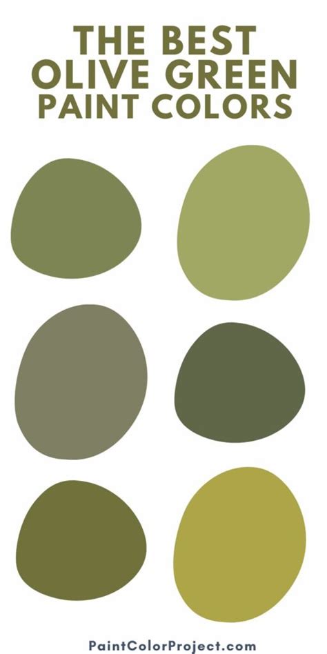 Olive Green Paint Shade