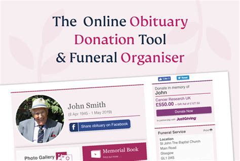 Using online obituary platforms