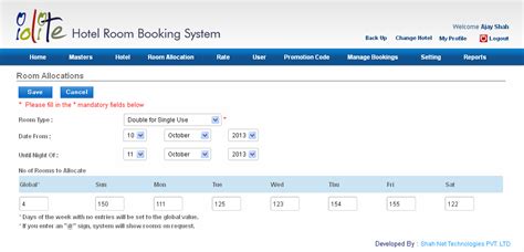 Online room reservation at BYU