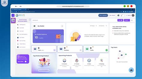 Onpassive Ecosystem Login Dashboard