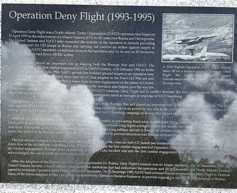 Operation Deny Flight Aircraft