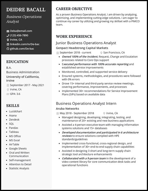 Operations Analyst 3