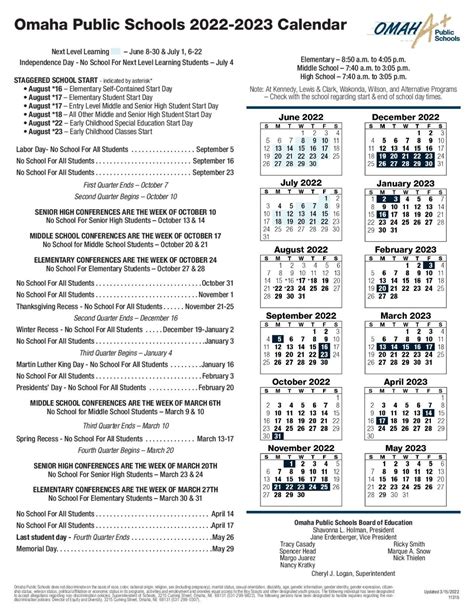 Ops Calendar Template