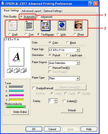 Optimizing Print Resolution and Color Mode