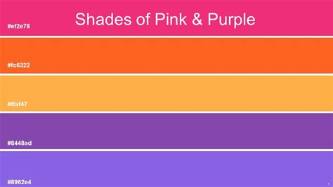 Orange and Purple Shades