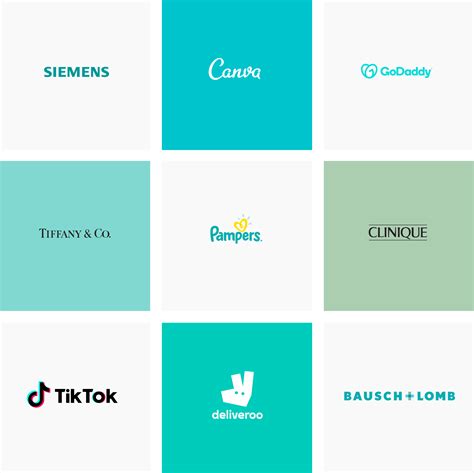 Orange and teal branding