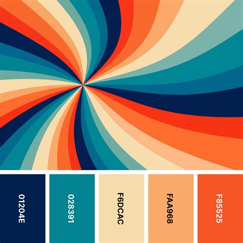 Orange Blue Color Palette Inspiration and Ideas Gallery 1