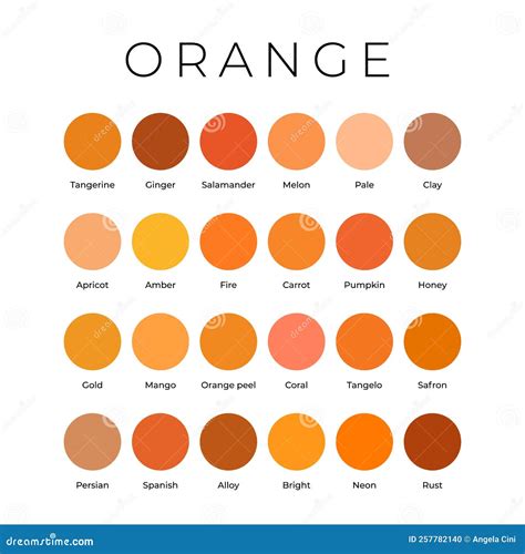 Vibrant Orange Color Palettes