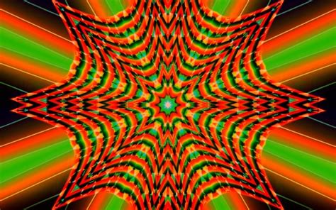 Orange and green artistic image