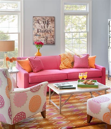 Orange Pink Home Decor