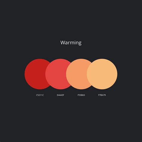 Orange red palette branding inspiration