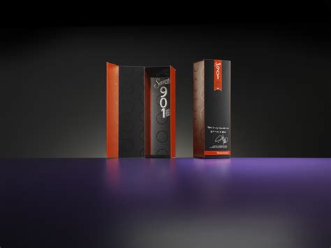 Orange red palette packaging design