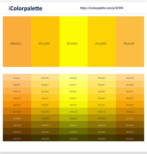 Vibrant Orange Yellow Color Combinations