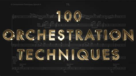 Orchestration Techniques