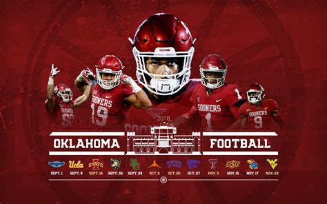 OU Football Calendar Image 1