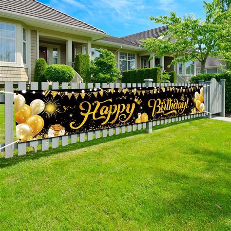 Outdoor Birthday Banners