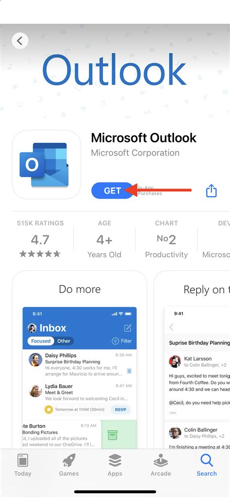 Outlook App for iOS