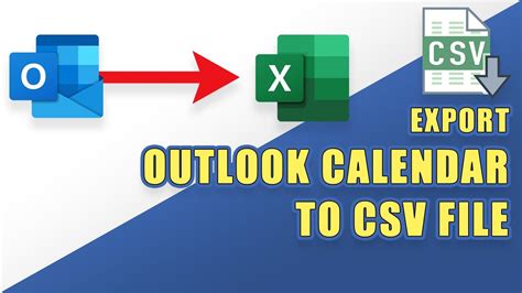 Outlook Calendar Export