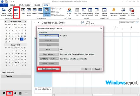 Outlook Calendar Troubleshooting