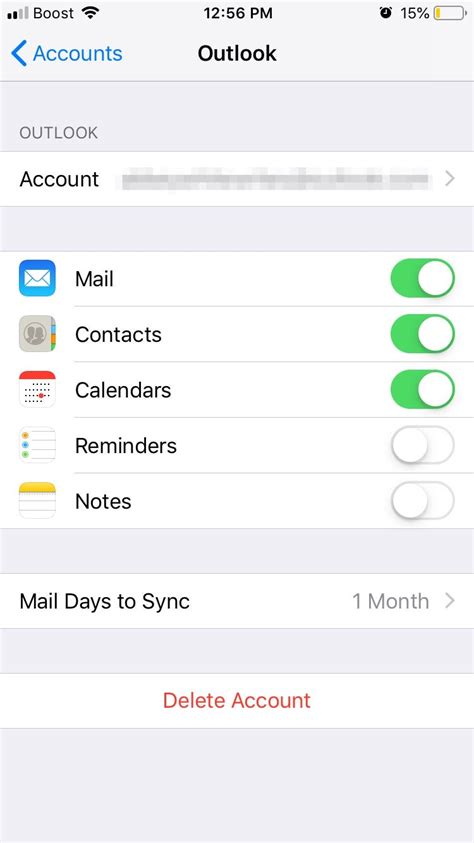 Outlook iPhone Sync Method 4