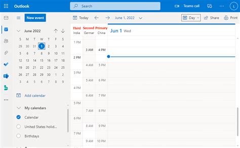 Outlook Shared Calendar Time Zone Troubleshooting