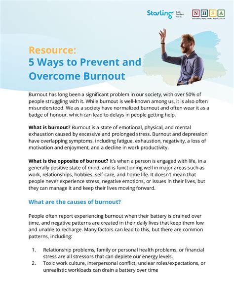 Overcoming Exhaustion and Burnout