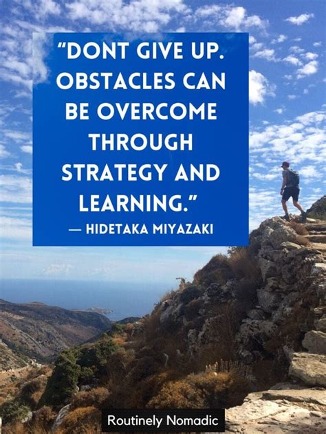 Overcoming Obstacles