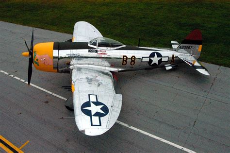 P-47 Thunderbolt of the 555th Fighter Squadron