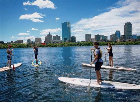 Paddleboarding During Boston Tides