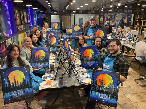 Paint and Sip Fun at Pinot's Palette Huntington Beach