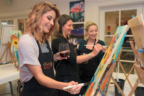 Paint and Wine Night at Pinot's Palette