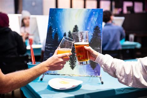 Paint and Wine Night at Pinot's Palette San Diego