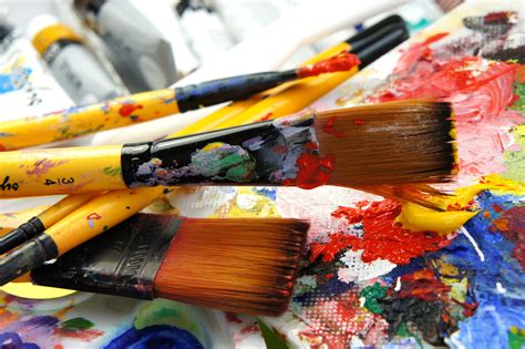 Expressionist Painting Paint Brush Palettes