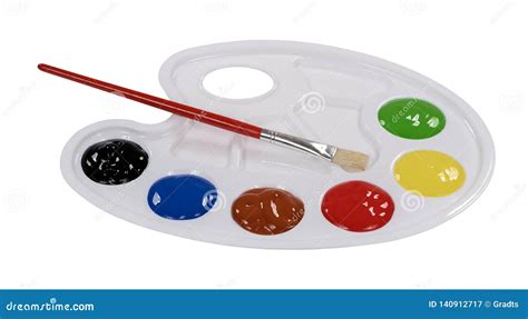 Paint mixing palette