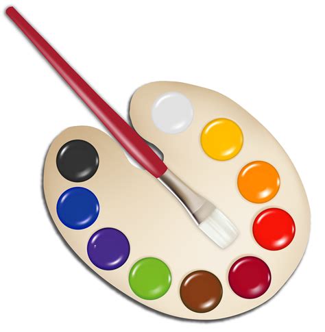 Paint Palette Clip Art Example