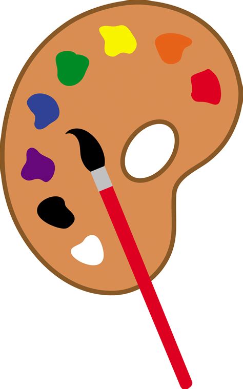 Paint Palette Clip Art Example 3