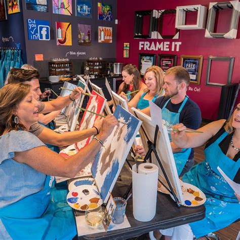 Painting and Wine Studio Experience at Pinot's Palette Dublin