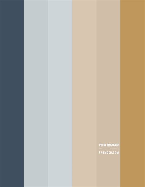 Pale Blue and Beige Color Palette