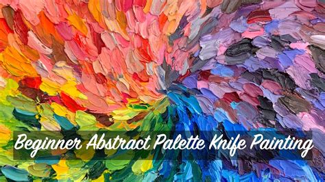 Palette Knife Abstract Backgrounds