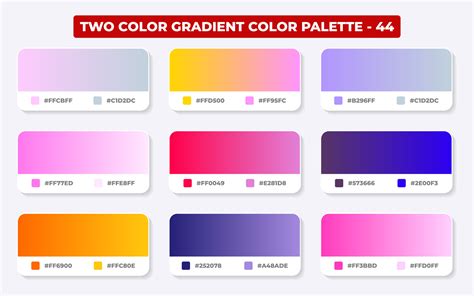 Palette of Gradients Clipart