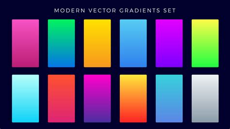 Palette of Gradients Clipart