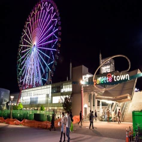 Palette Town Odaiba at night