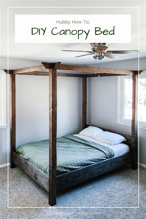 Pallet bed with canopy