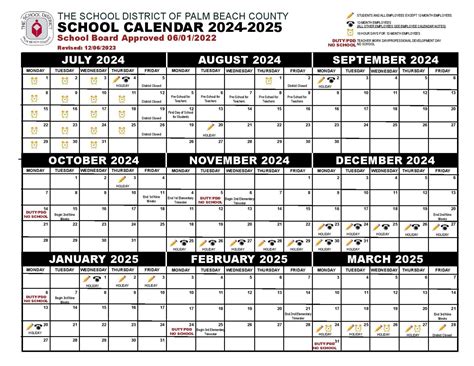 Palm Beach County School Dates