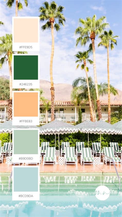 Palm Springs Palette Color Scheme