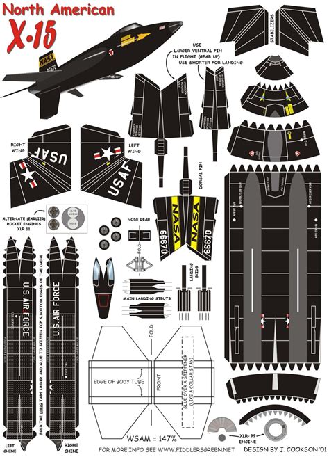 Paper model aircraft bomber